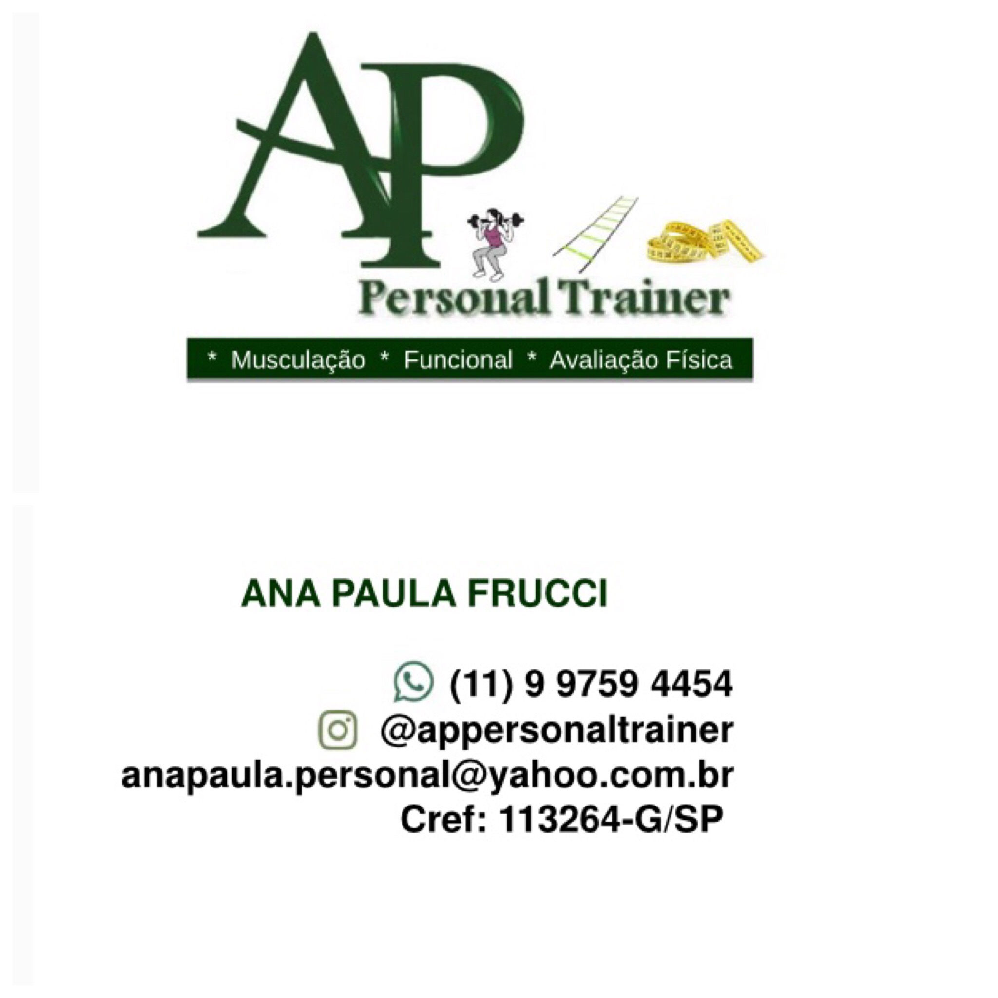 Personal Trainer Ana Paula Frucci